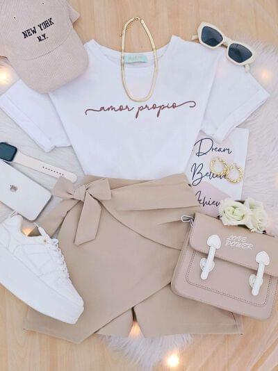 Camiseta amor propio blanca