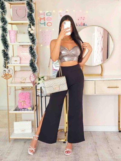 Crop top penelope plata